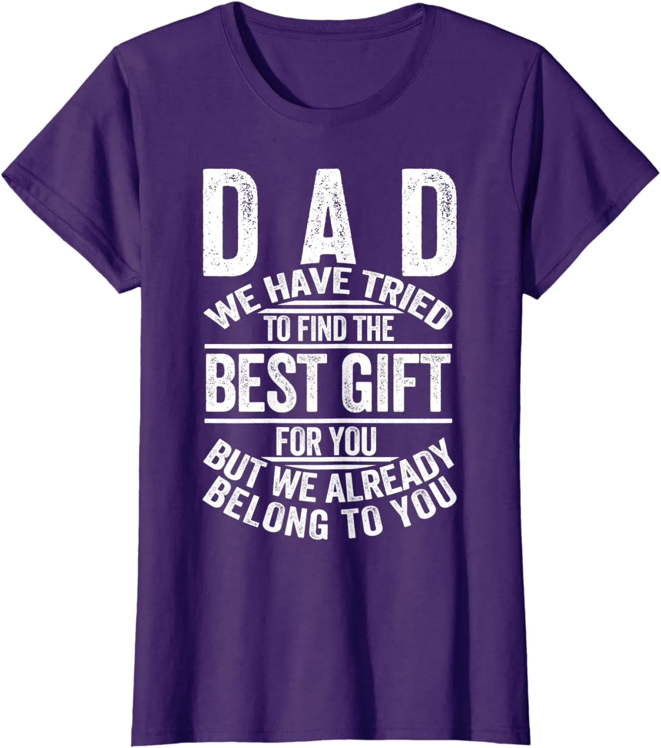 Funny Fathers Day Shirt Dad from Daughter Son Wife for Daddy T-Shirt