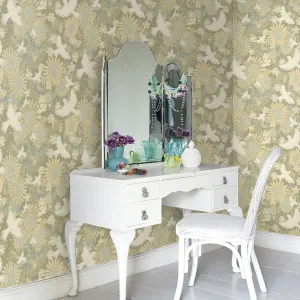 Galerie Dromma Wallpaper Green S63009