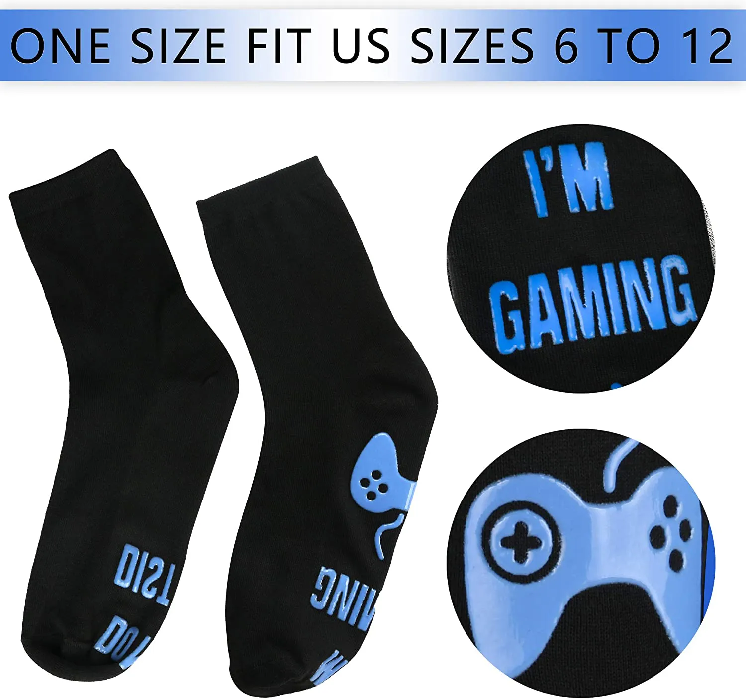 Gaming Socks I Am Busy Gaming Do Not Disturb Gamer Funny Gifts Ideas for Boys,Men,Gamer,Teen,Brother,Husband,Dad,Boyfriend