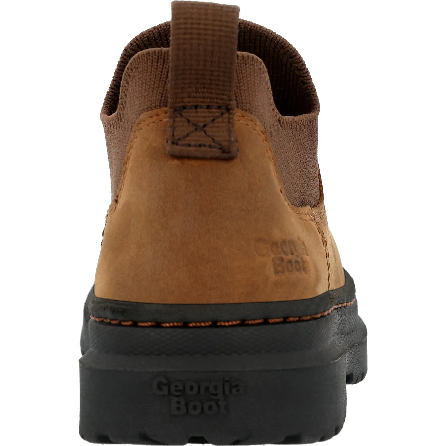 Georgia Kids Unisex Romeo Superlyte Brown Leather Work Boots