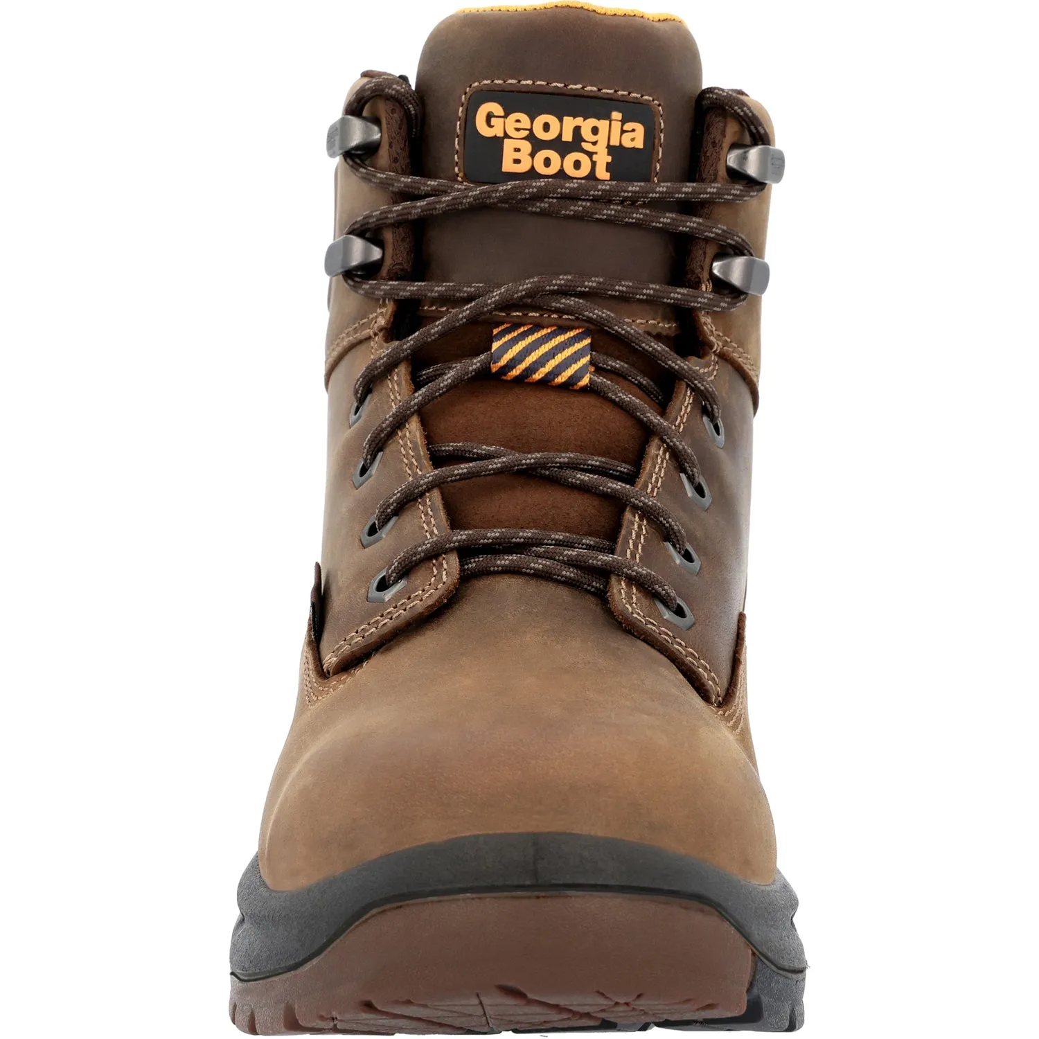 Georgia Mens OT Waterproof AT Brown Leather Work Boots