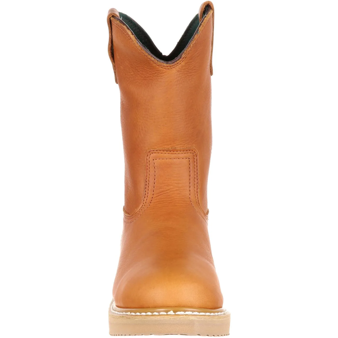 Georgia | Men's Wedge Work Wellington Boot | Barracuda Gold