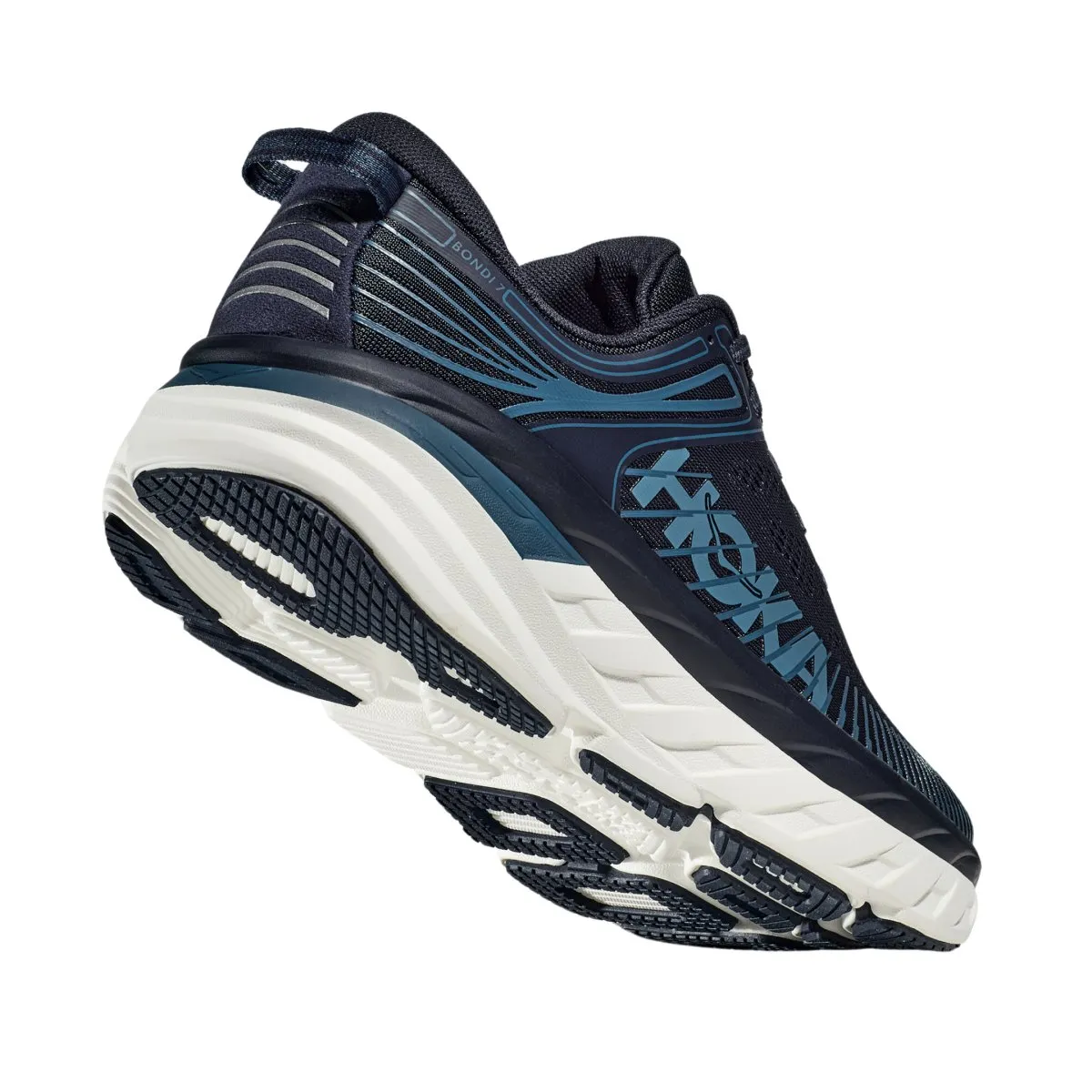 Hoka One One Men's Bondi 7 Outerspace/White