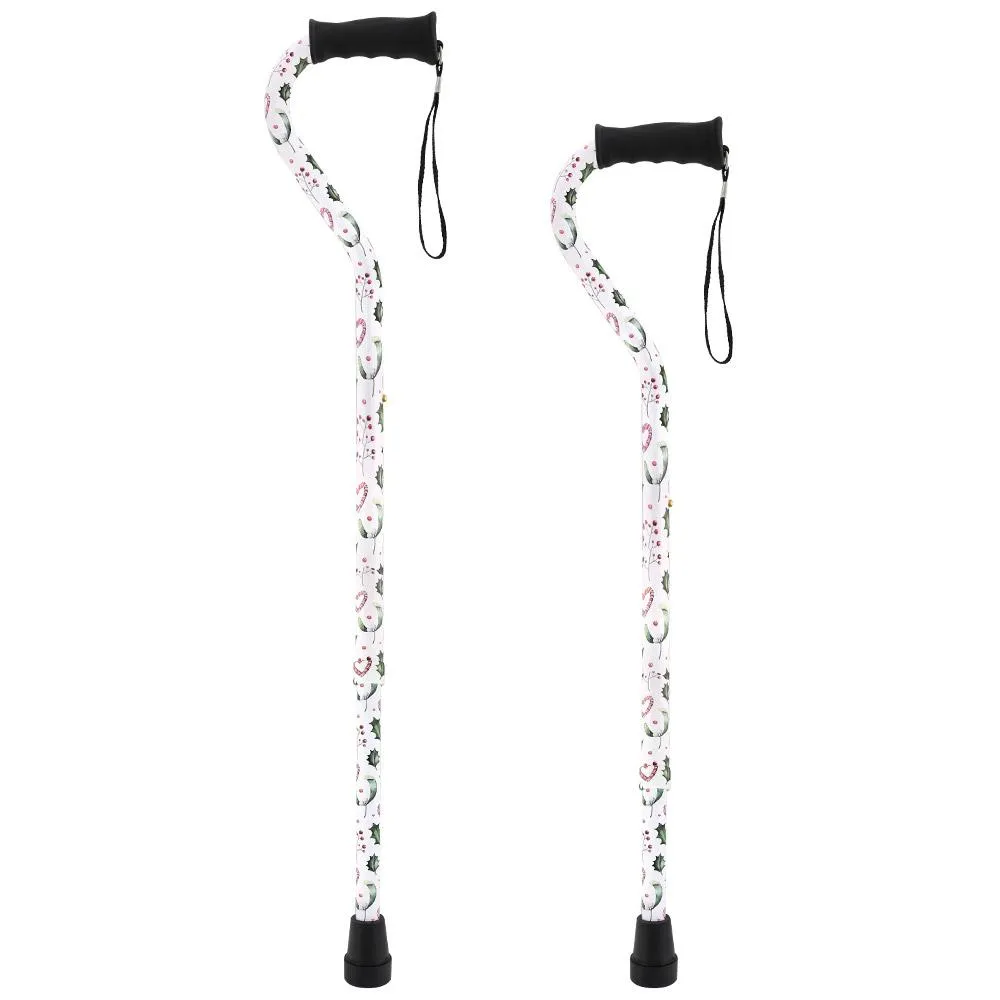 Holiday Cheer Adjustable Offset Cane