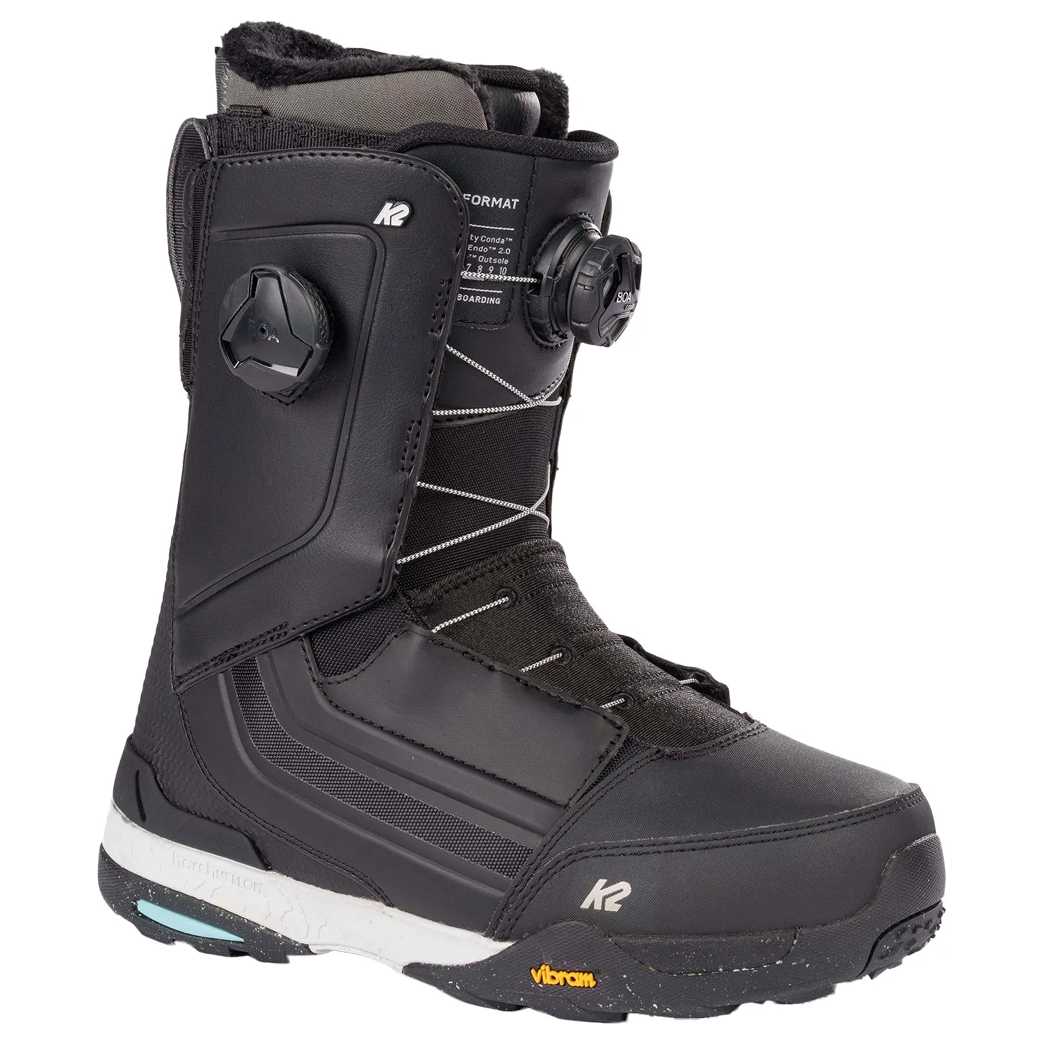 K2 Women's Format Snowboard Boots 2024 Black