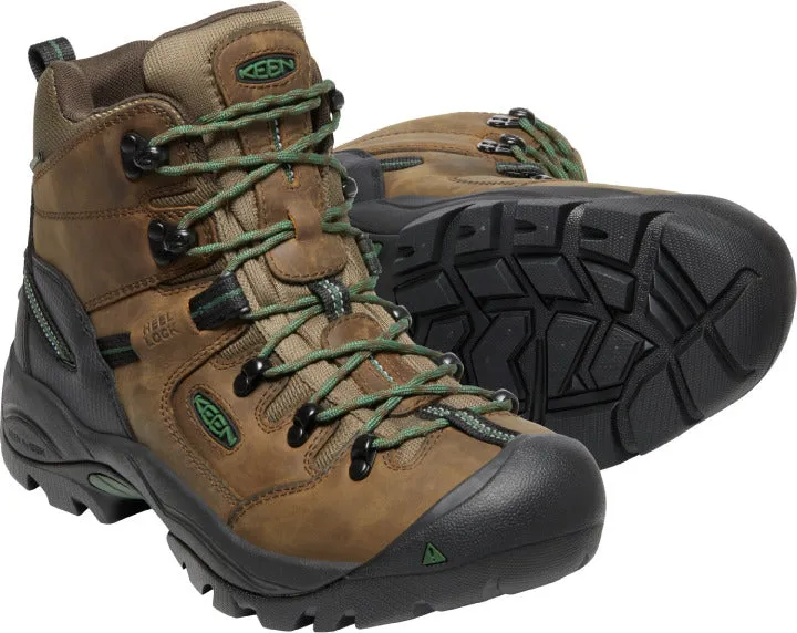 'Keen Utility' Men's 6" Pittsburgh Energy EH WP Soft Toe - Cascade Brown / Greener Pastures