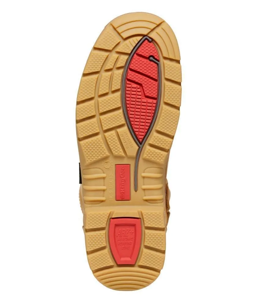 KingGee Phoenix Nubuck Met Safety Work Boot Wheat K27800