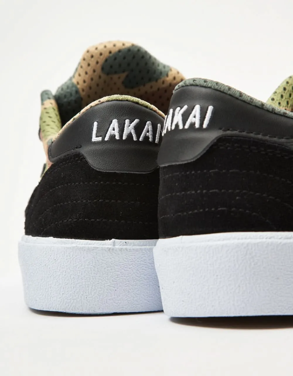 Lakai Cambridge Skate Shoes - Black/Camo