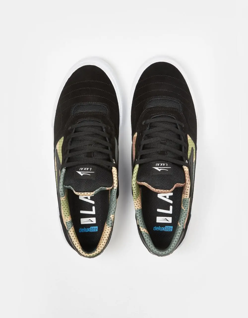 Lakai Cambridge Skate Shoes - Black/Camo