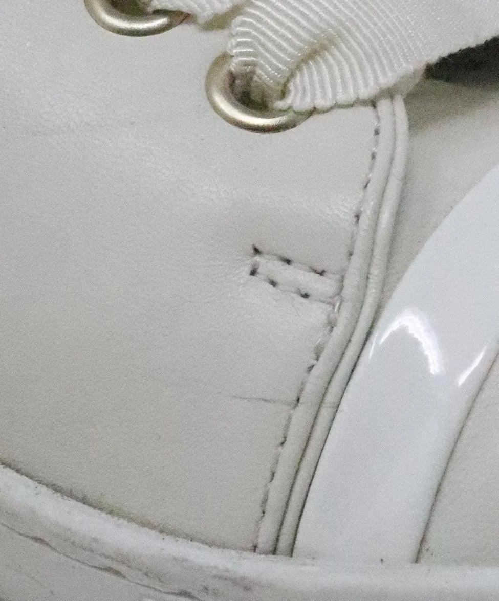 Lanvin White Leather Sneakers sz 8