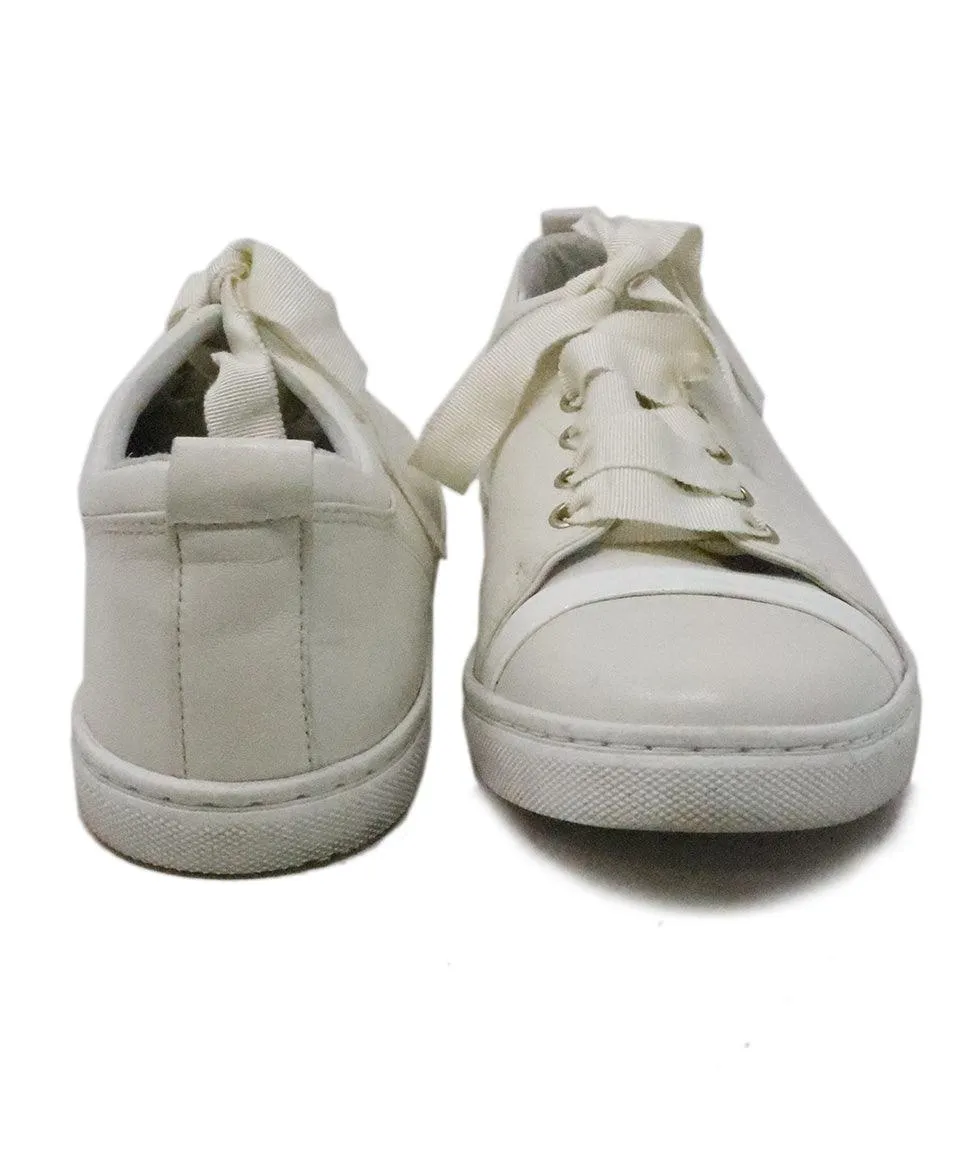 Lanvin White Leather Sneakers sz 8