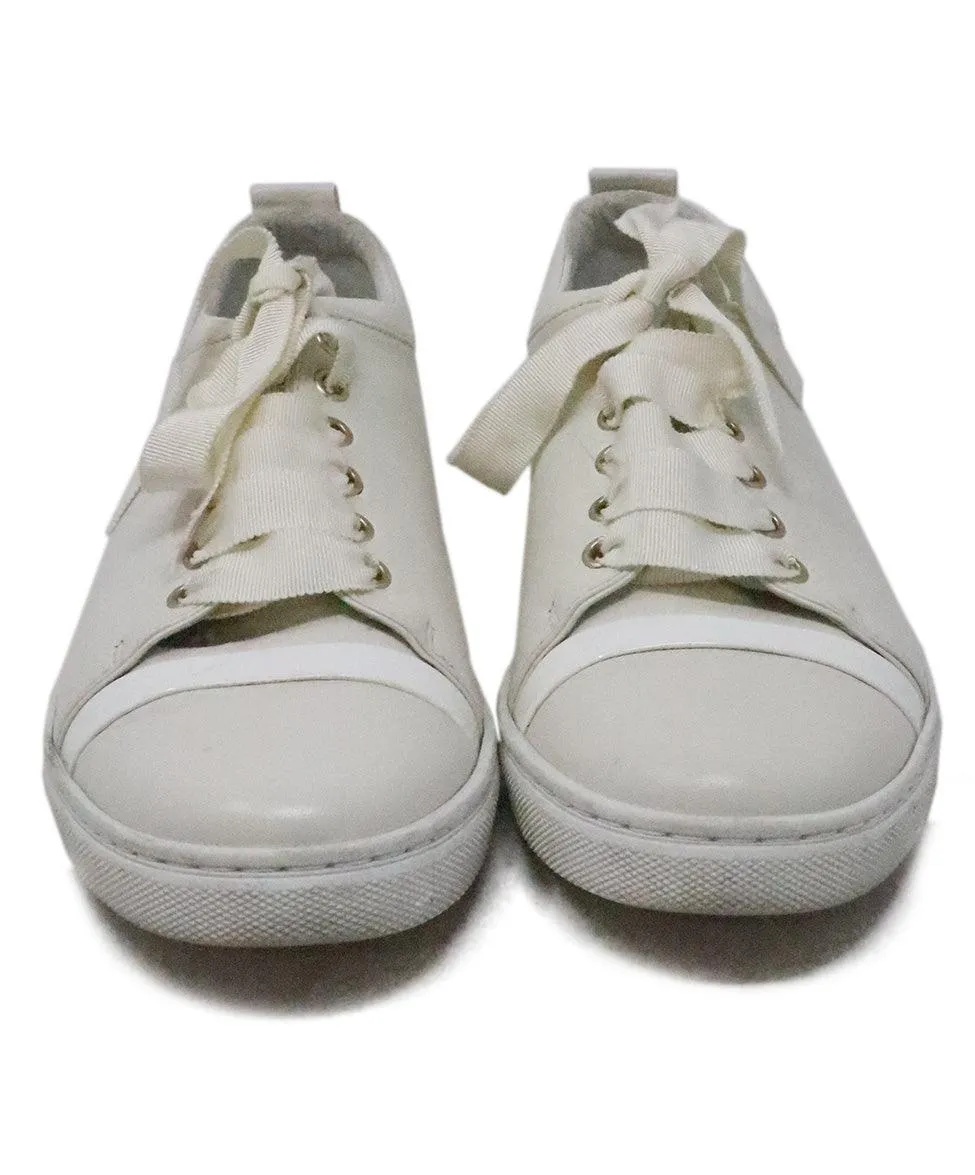 Lanvin White Leather Sneakers sz 8