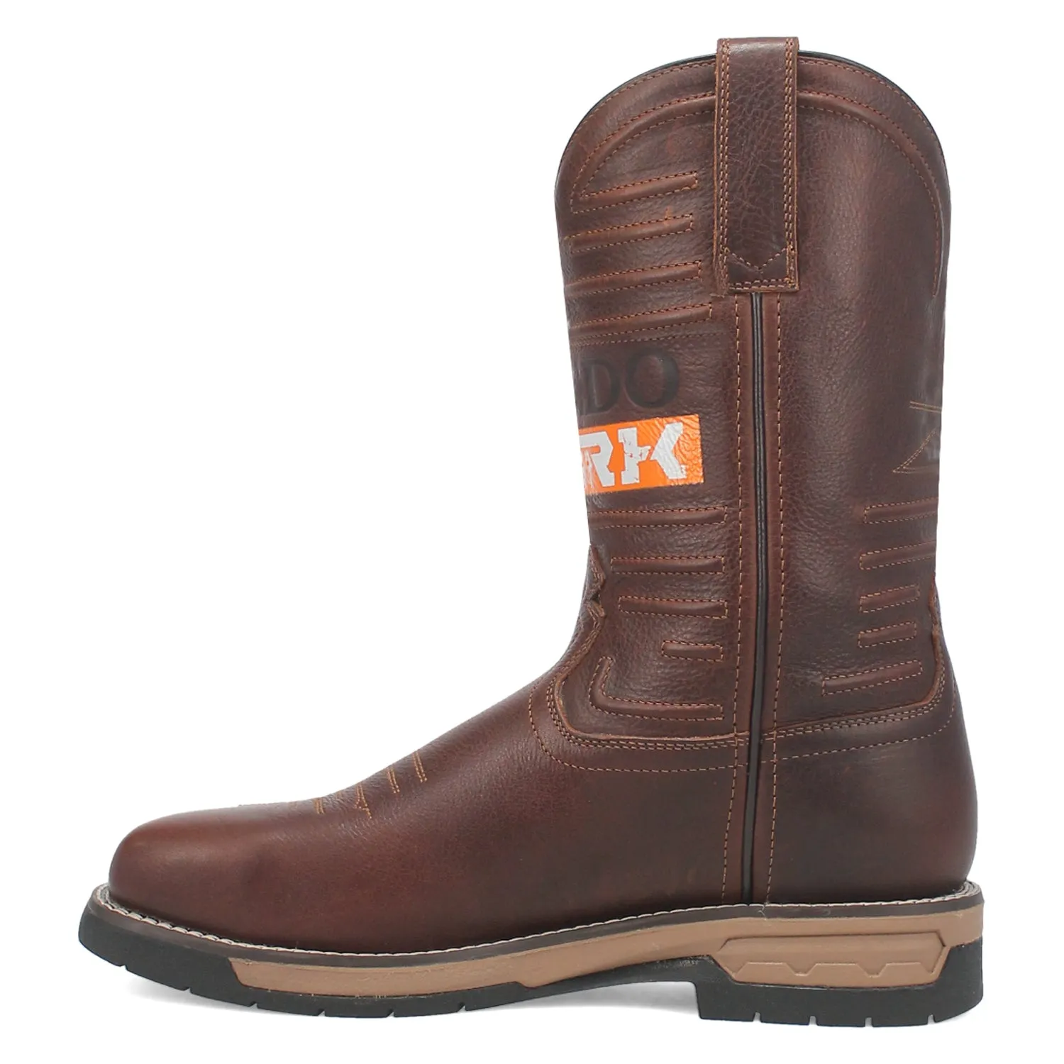 Laredo Mens Workhorse Brown Leather Work Boots