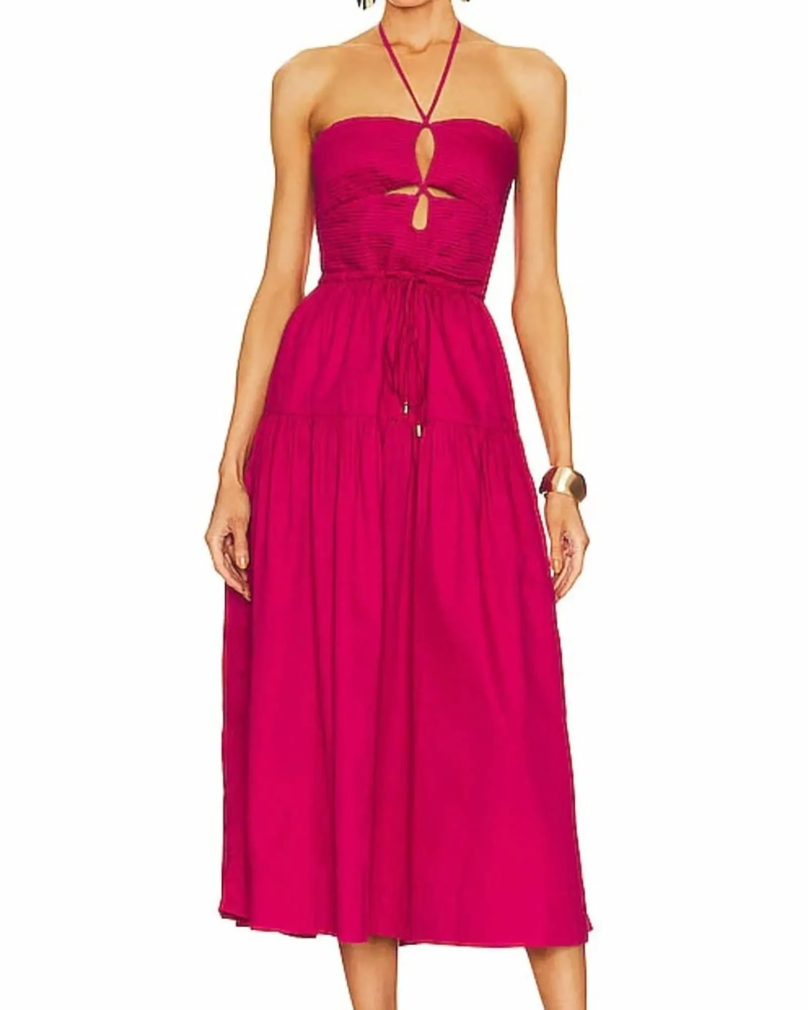 Malwa Maxi Dress in Hot Pink | Hot Pink