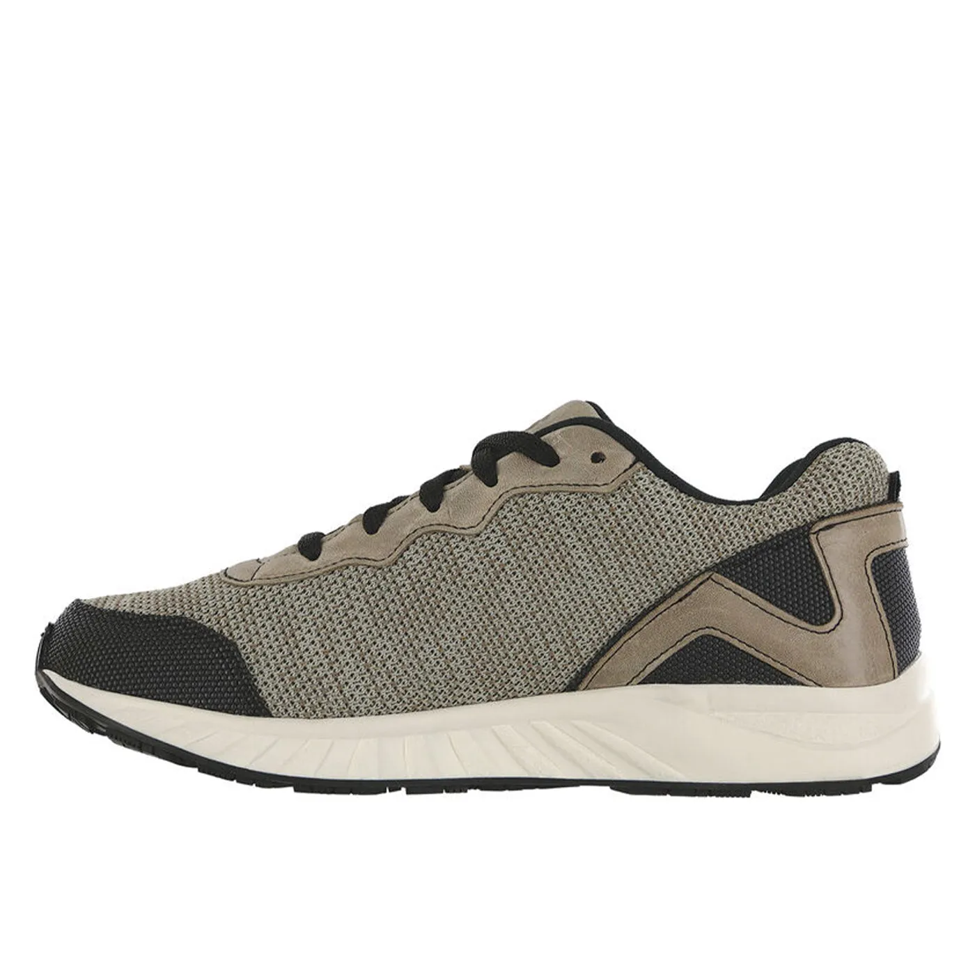 Men's Suprhon Non Slip Lace Up Sneaker Pebble