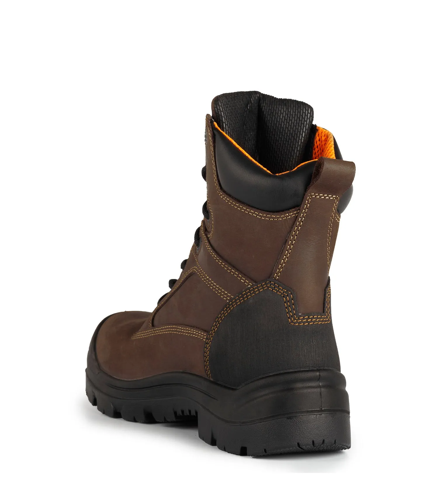 Morgan, Brown | 8" Leather Work Boots | Vibram TC4  Outsole