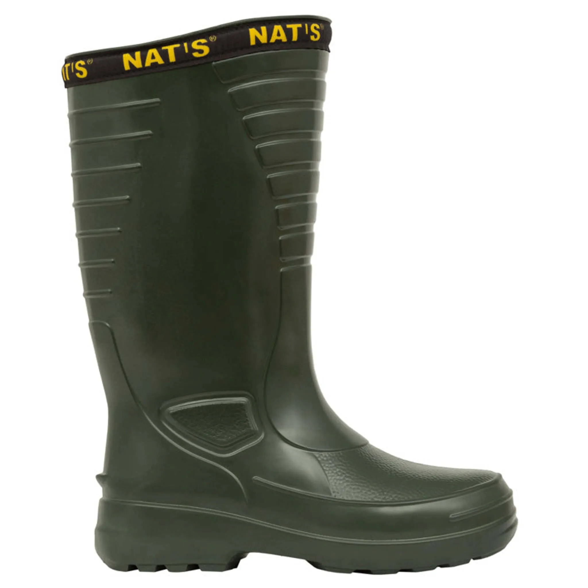 Nats Men's Rain Work Boots 1540 EVA Waterproof Ultra - Lightweight, Insulated, Chemical Resistant, Shock Absorbing, Anti-Microbial | Sizes 7-14