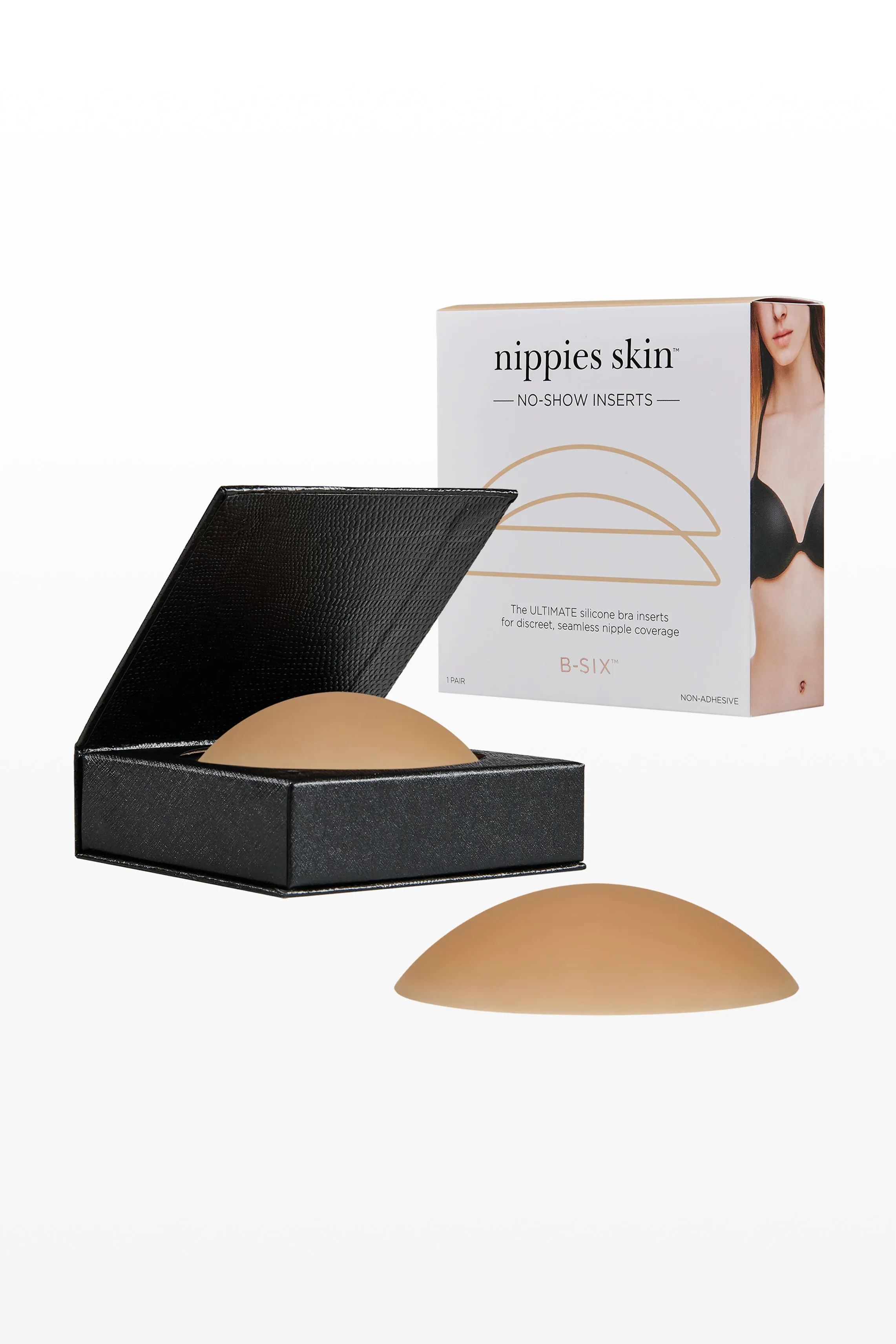 Nippies Non-Adhesive No-Show Inserts - Caramel