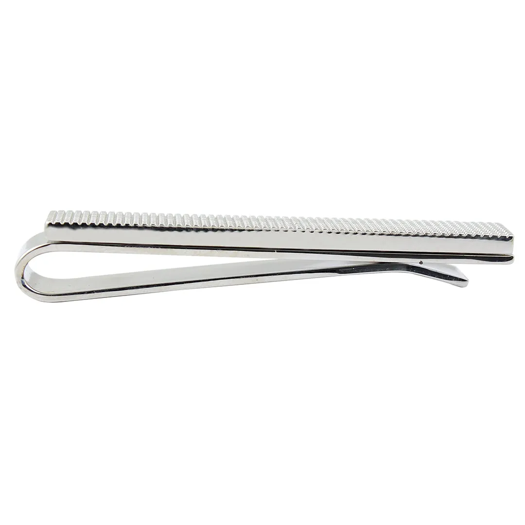 Peluche Bubble Silver Super Sleek Tie Pin