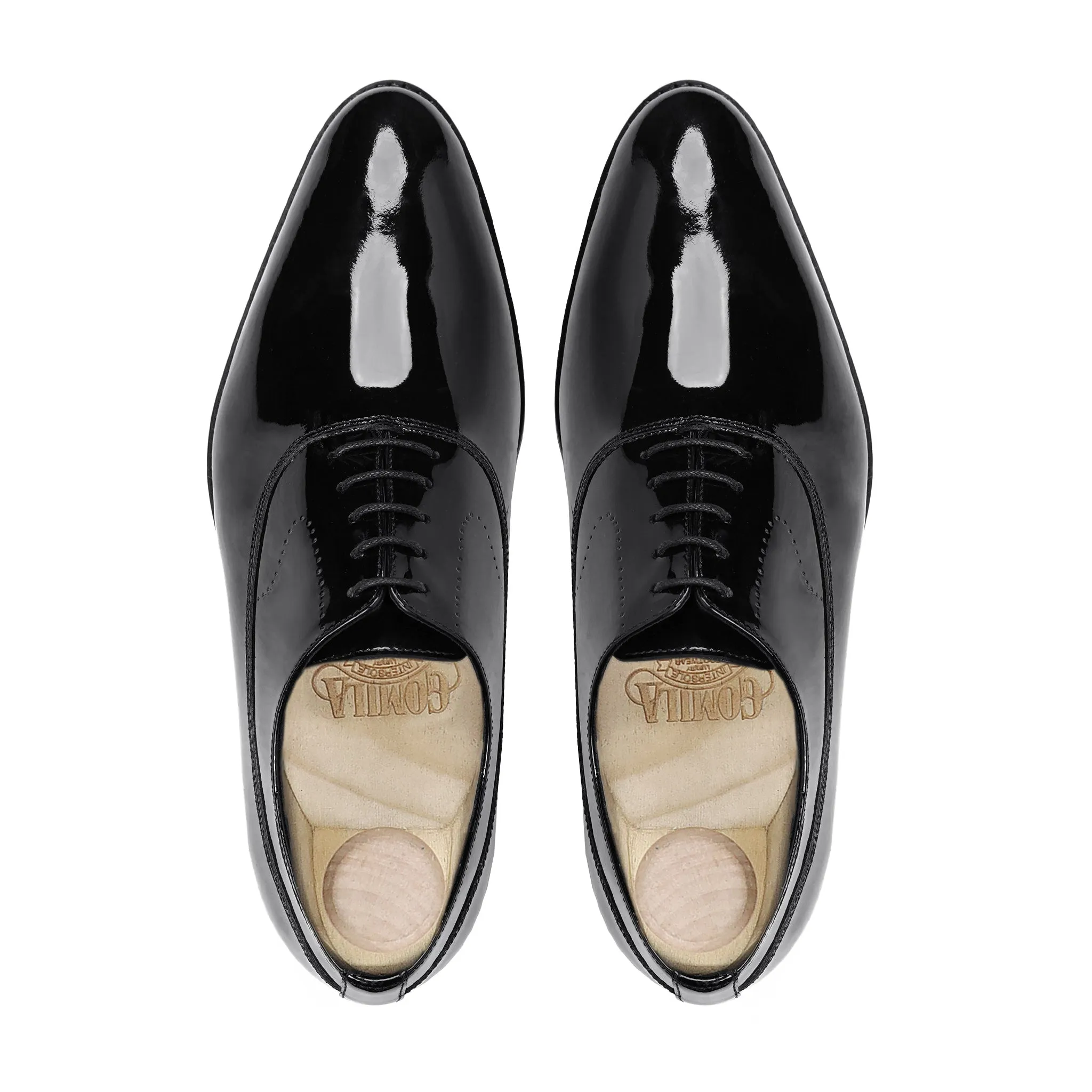 Penzy - Men's Black Patent Leather Oxford Shoe