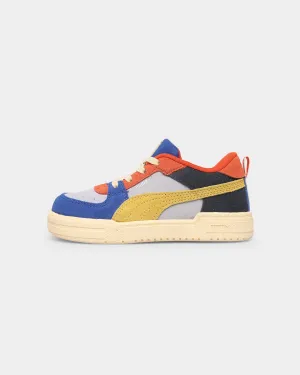 Puma PUMA x TINYCOTTONS Kids' California Pro Suede AC Forever Blue/Aspen Gold