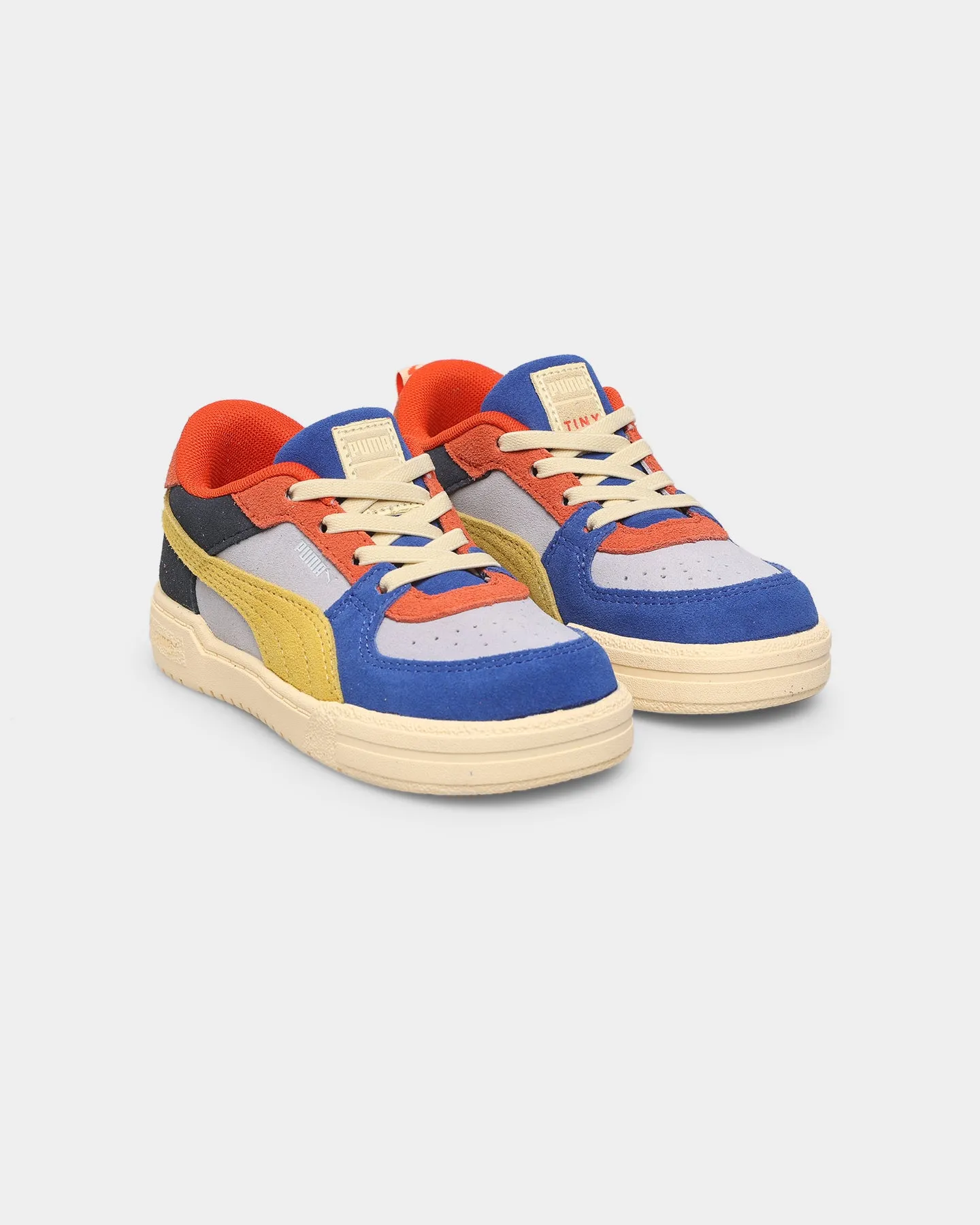 Puma PUMA x TINYCOTTONS Kids' California Pro Suede AC Forever Blue/Aspen Gold