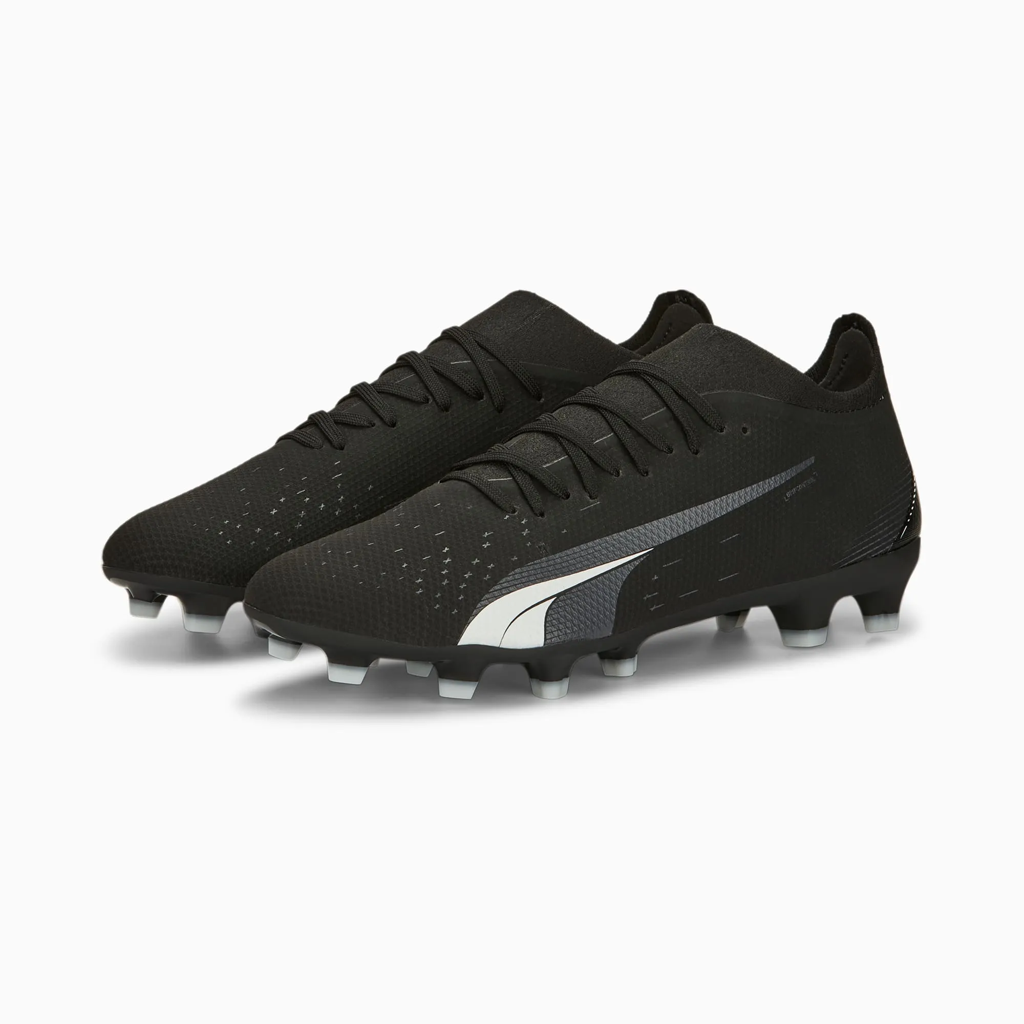 Puma Ultra Match FG/AG Soccer Cleats 107217 02  BLACK/WHITE