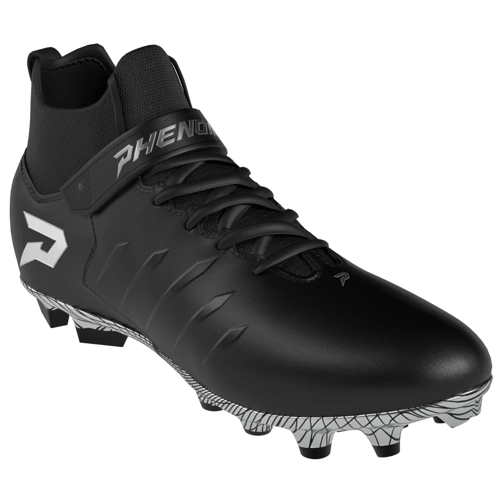 Quantum Force Mid Skill Football Cleats - Team Colors - White or Black