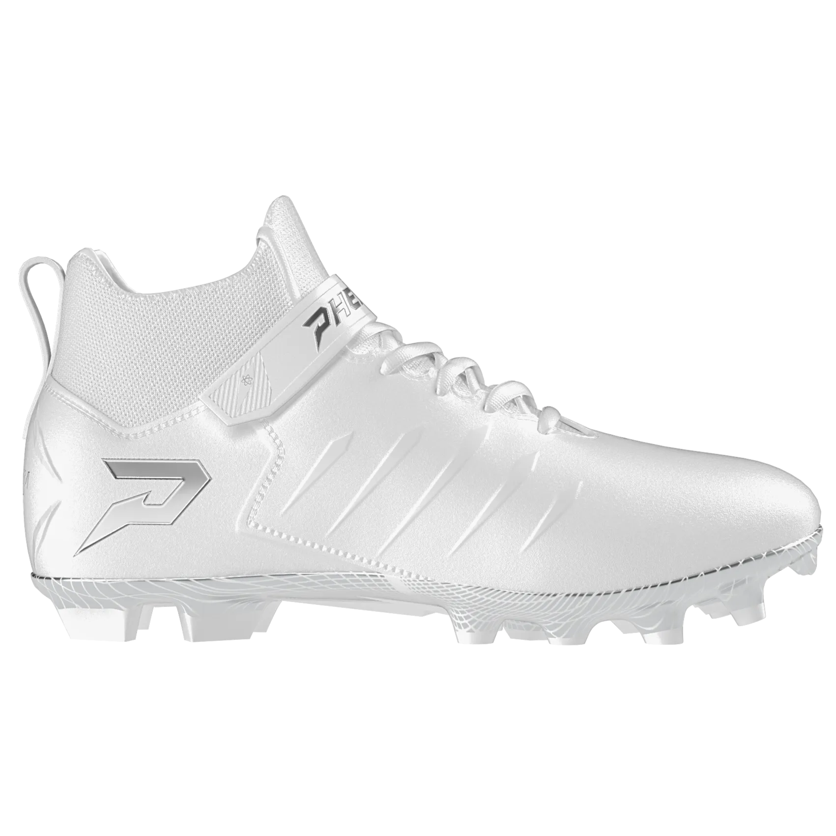 Quantum Force Mid Skill Football Cleats - Team Colors - White or Black