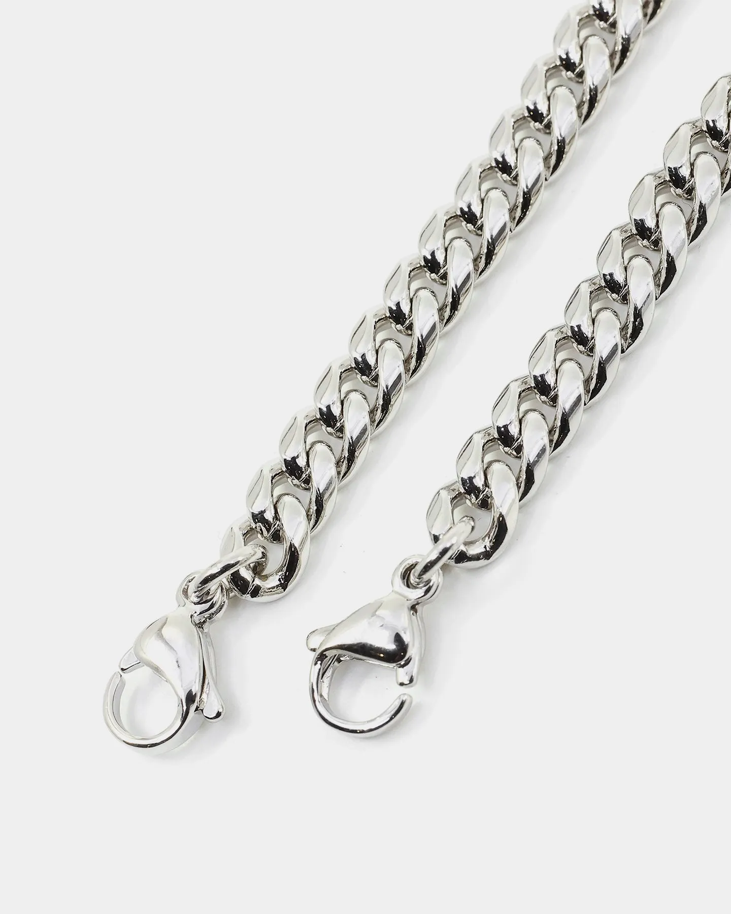 Raising Hell Women's Baby Shoe Chain White Gold