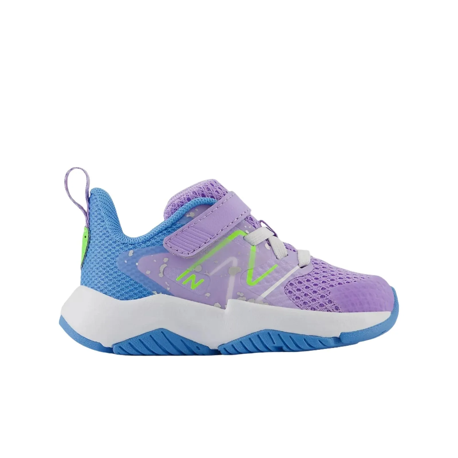 Rave Run ITRAVHG2 Bungee Lace Lilac Glo/Sky Blue (4c-10c)