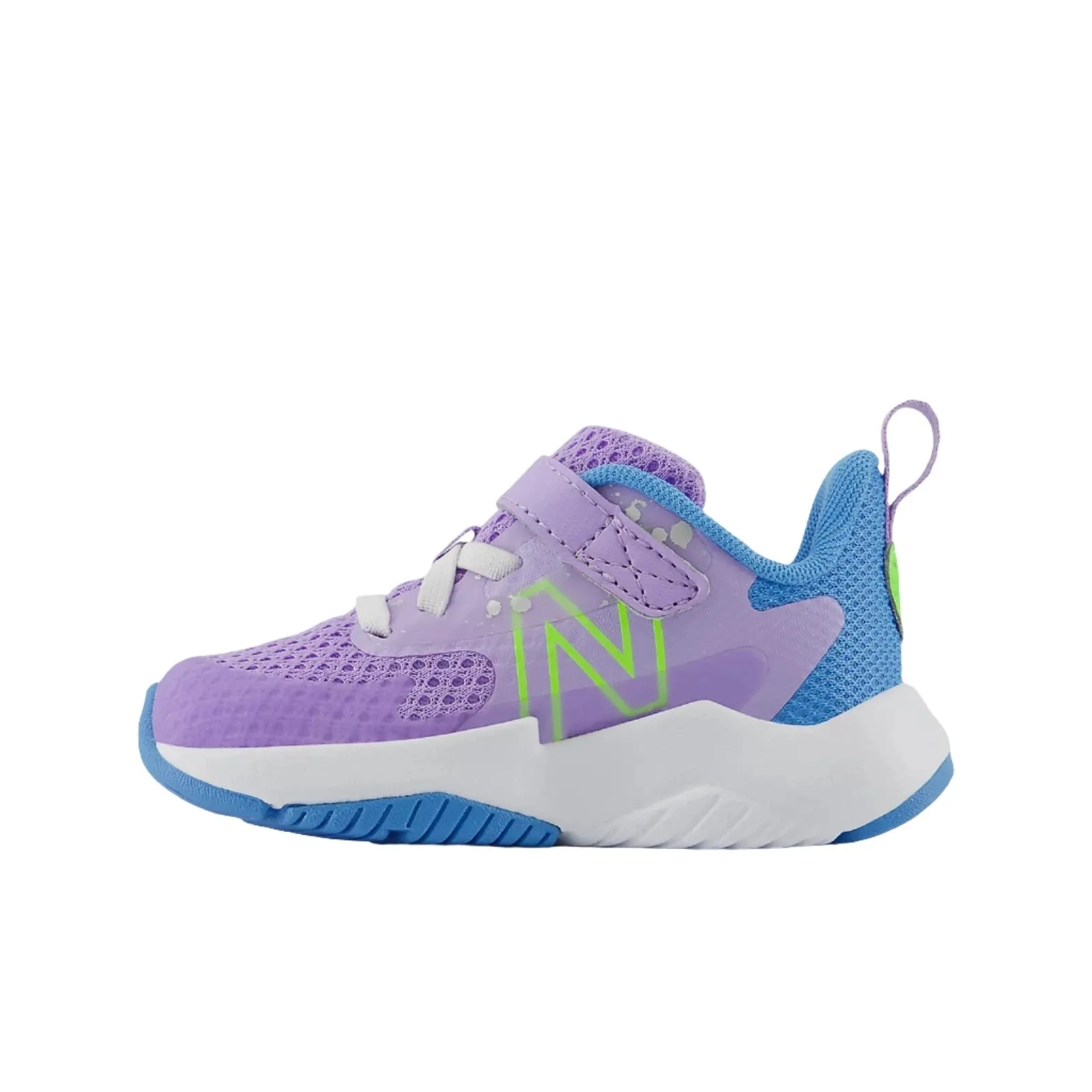 Rave Run ITRAVHG2 Bungee Lace Lilac Glo/Sky Blue (4c-10c)