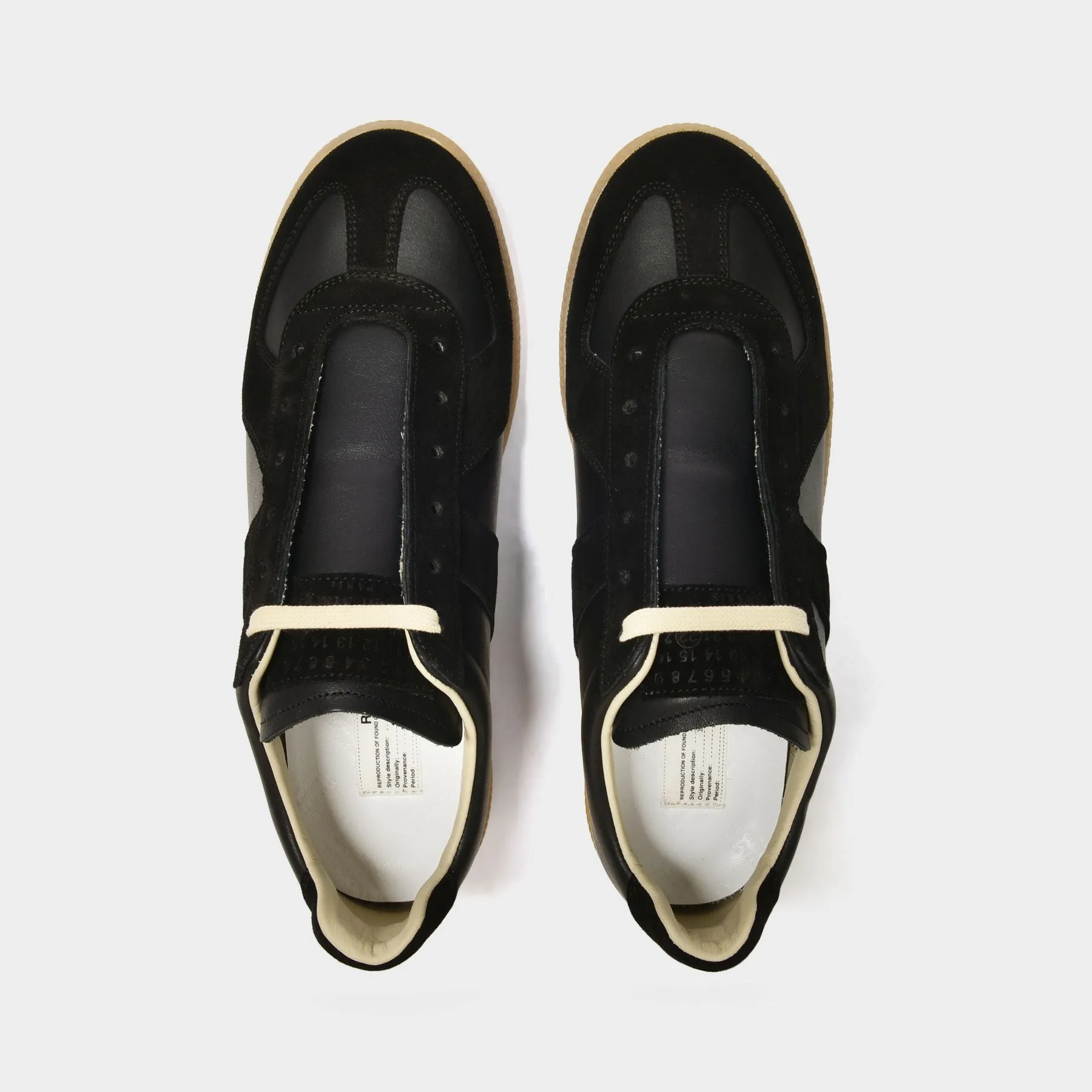 Replica Sneakers - Maison Margiela - Black - Leather