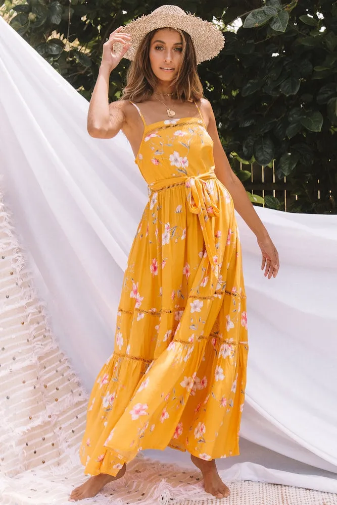 Rio Verde Maxi Dress Yellow