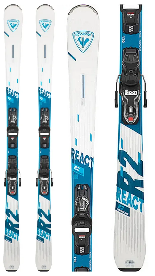 Rossignol React 2  Men's Skis with Xpress 10 GW Bindings