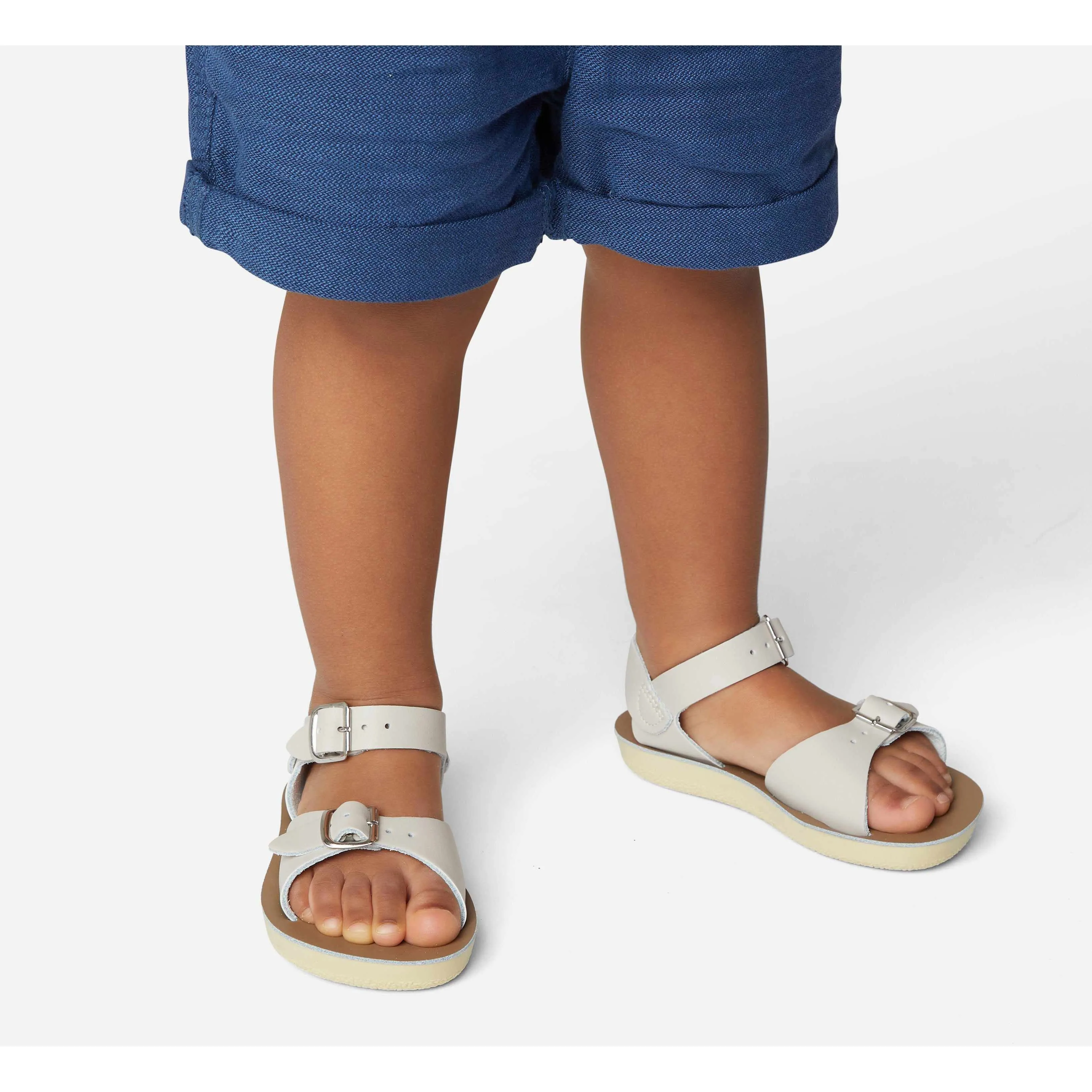 Saltwater Surfer Sandals - Stone - Kids