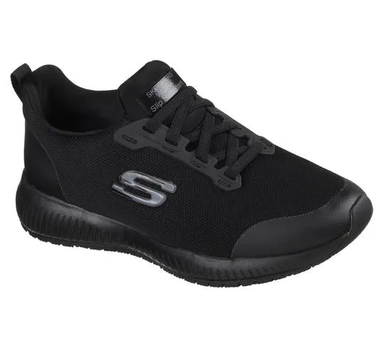 'Skechers' Women's Squad SR Work - Black (Wide)