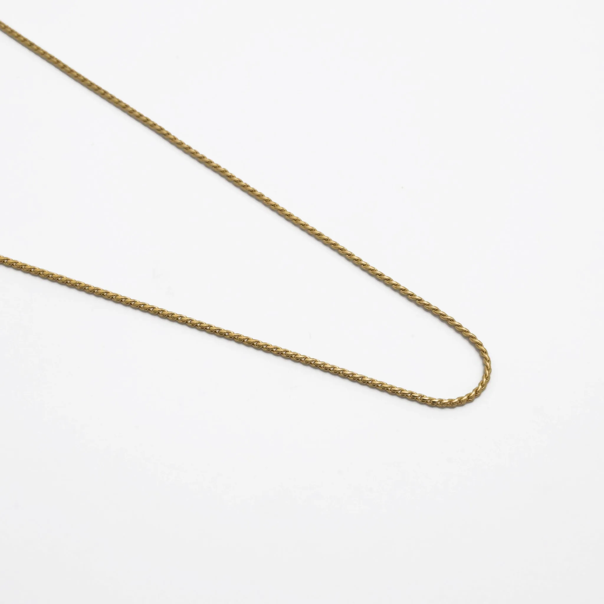 Sleek Glossy Gold Chain For Women And Girls