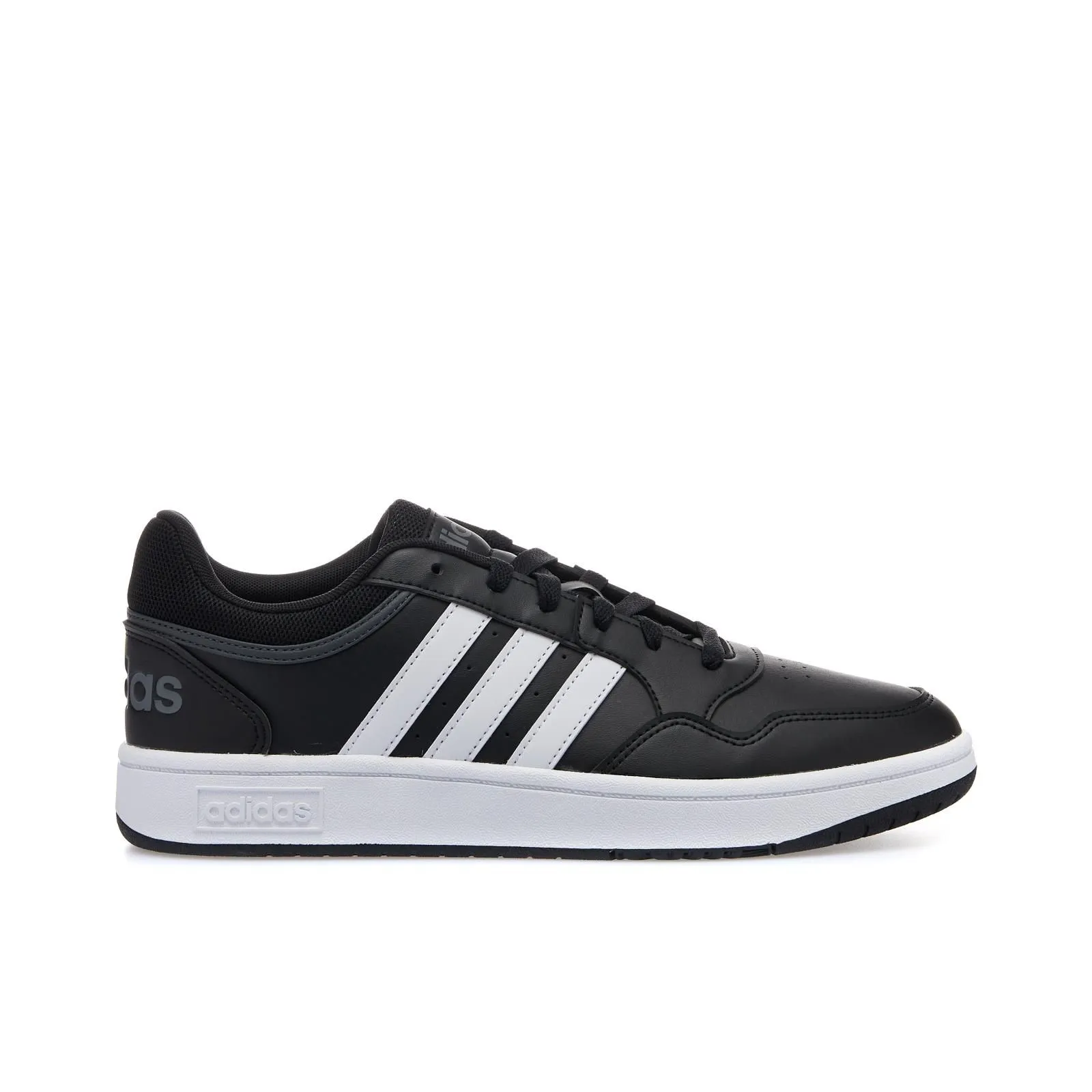 Sneakers da tennis nere Hoops 3.0 Low in pelle