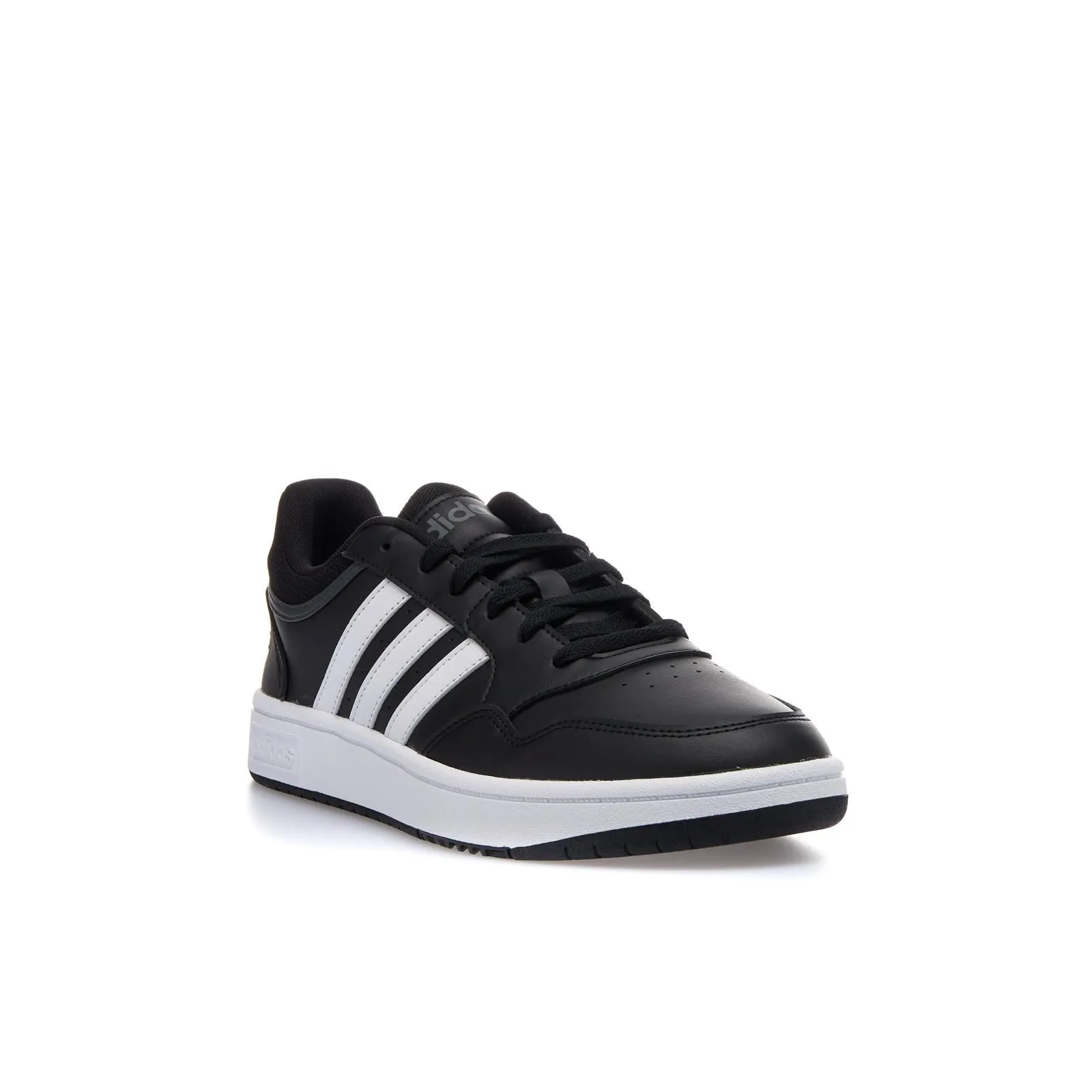 Sneakers da tennis nere Hoops 3.0 Low in pelle