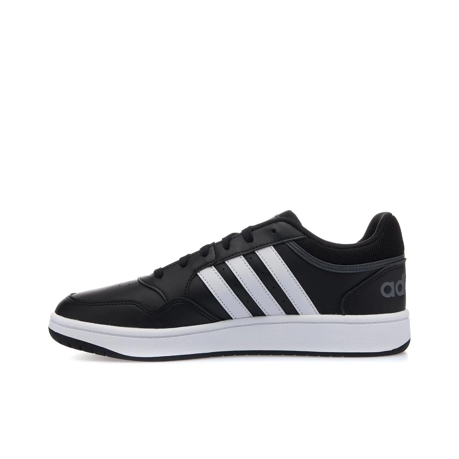 Sneakers da tennis nere Hoops 3.0 Low in pelle