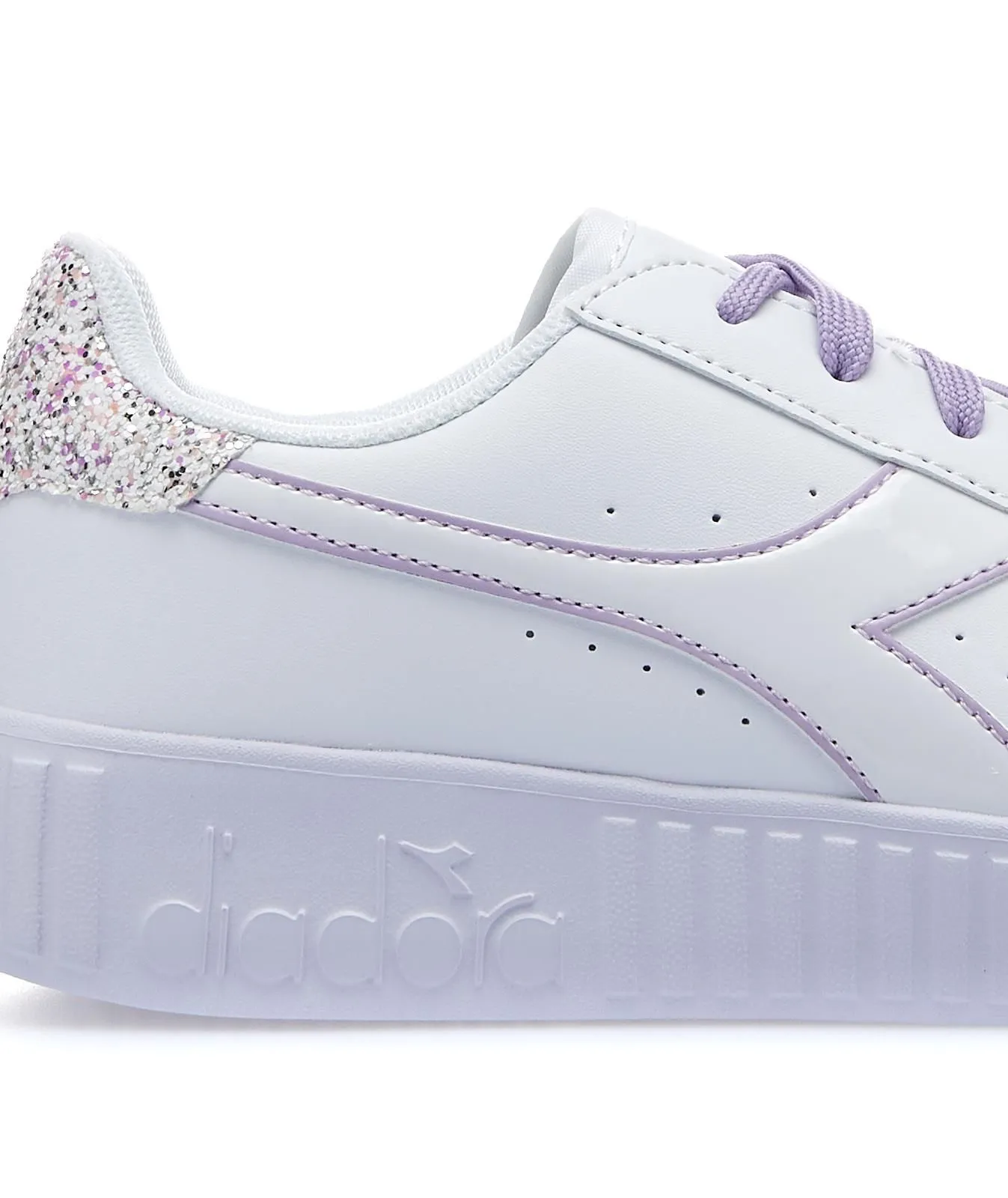 Sneakers tennis bianche da ragazza game step in pelle