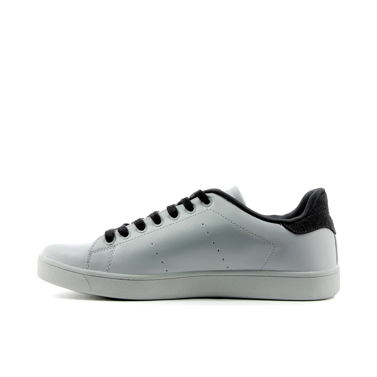 Sneakers tennis bianche da uomo in pelle con logo