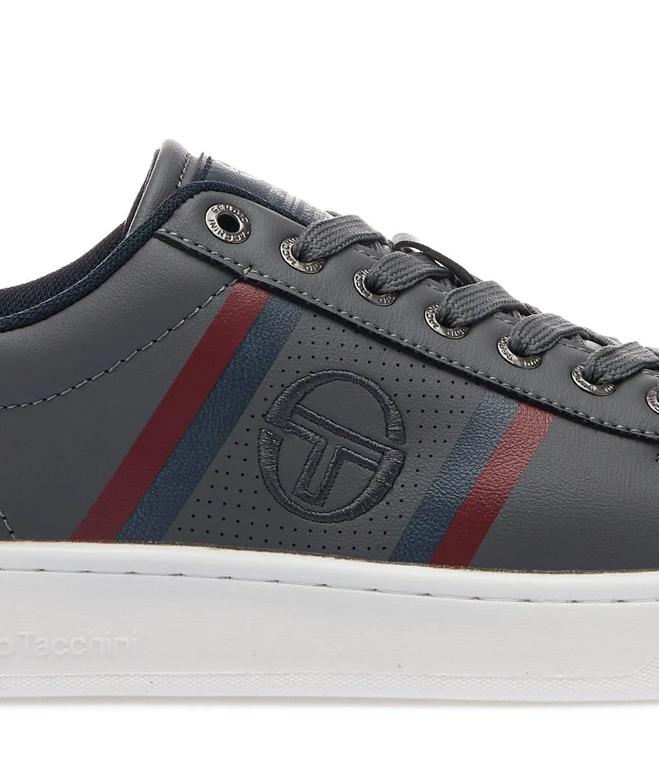 Sneakers tennis da uomo grigie con logo