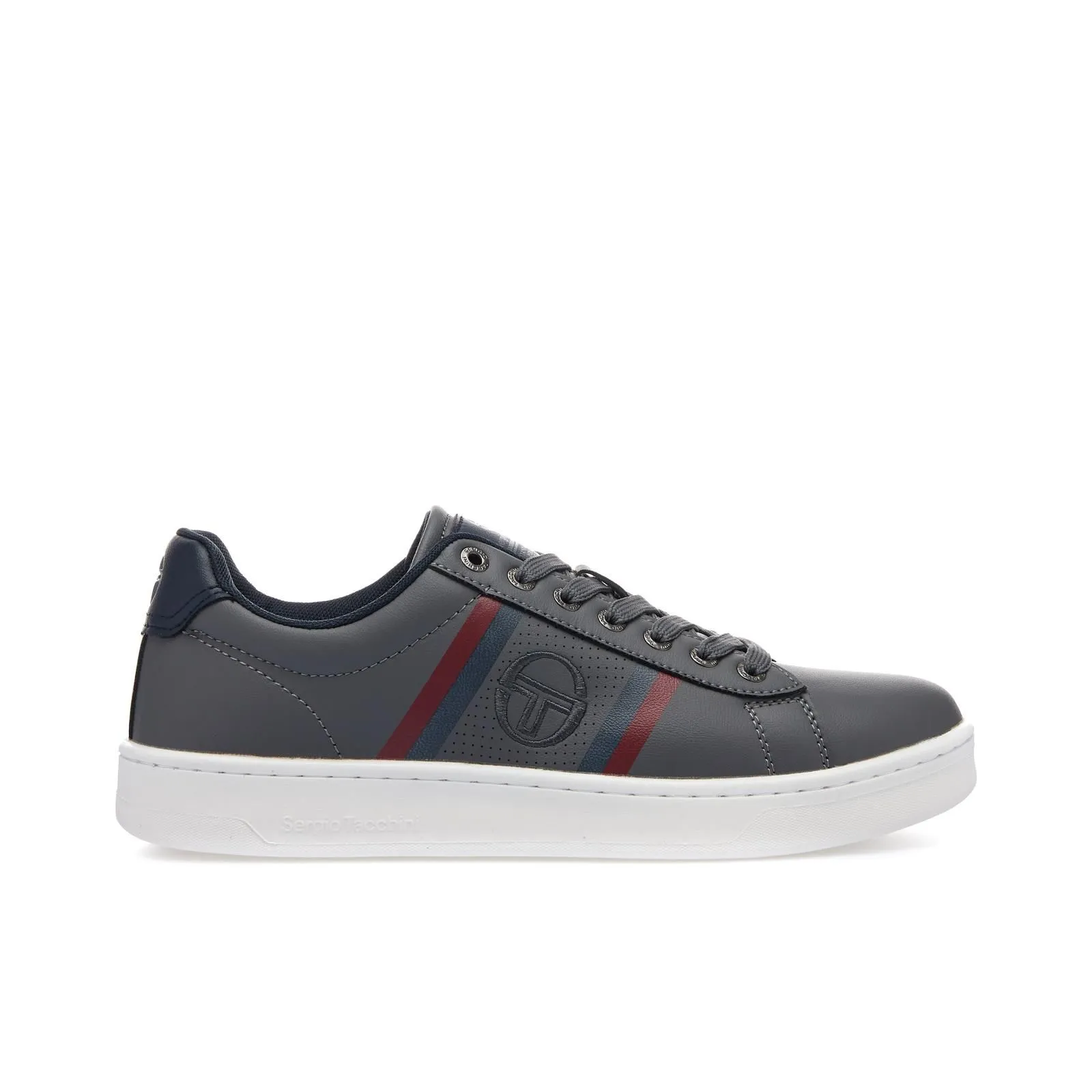 Sneakers tennis da uomo grigie con logo