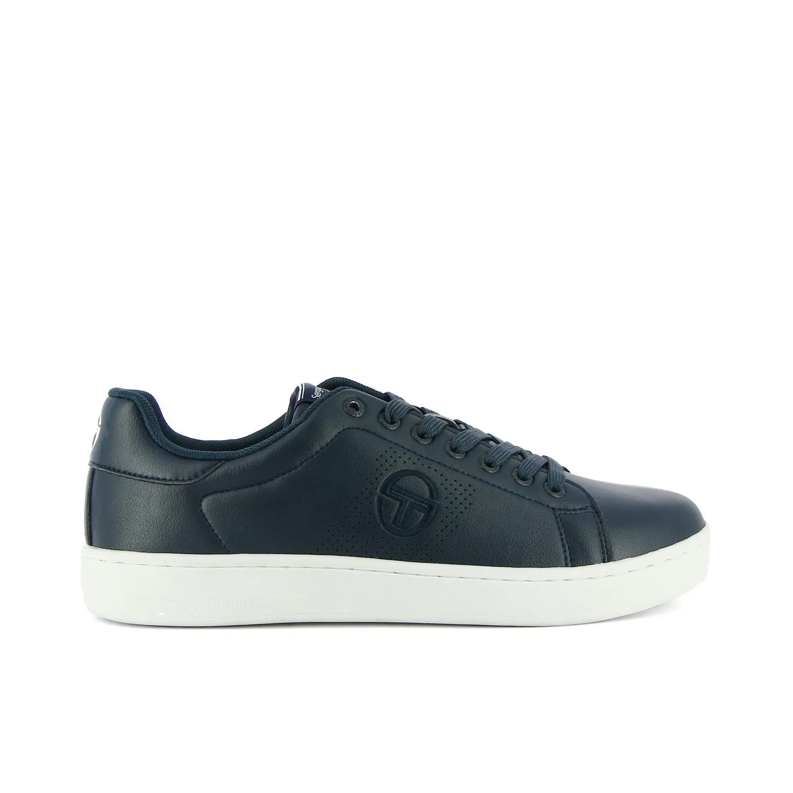 Sneakers uomo blu da tennis con logo