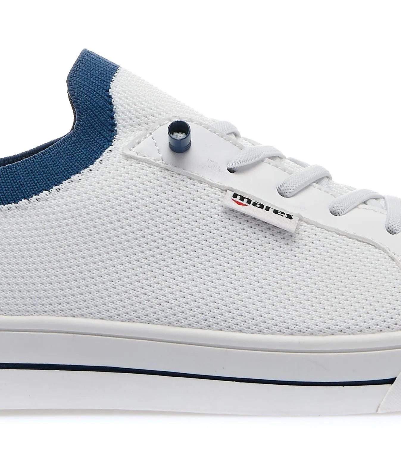 Sneakers uomo tennis bianche in tessuto