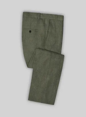 Solbiati Dew Green Linen Pants