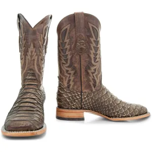 Soto Boots Mens Tan Python Print Boots H50032