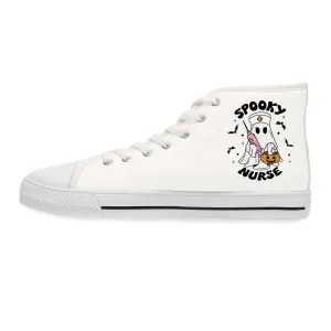 Spooky Nurse- Women's High Top Sneakers